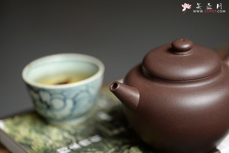 紫砂壶图片：美壶特惠 优质紫泥 厚重古朴 全手明式摹古 - 美壶网