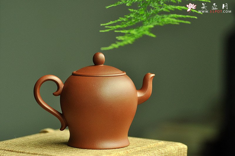 紫砂壶图片：款款深情 线条优美  夏艳美人~ 茶盘尤物o(∩_∩)o  - 美壶网