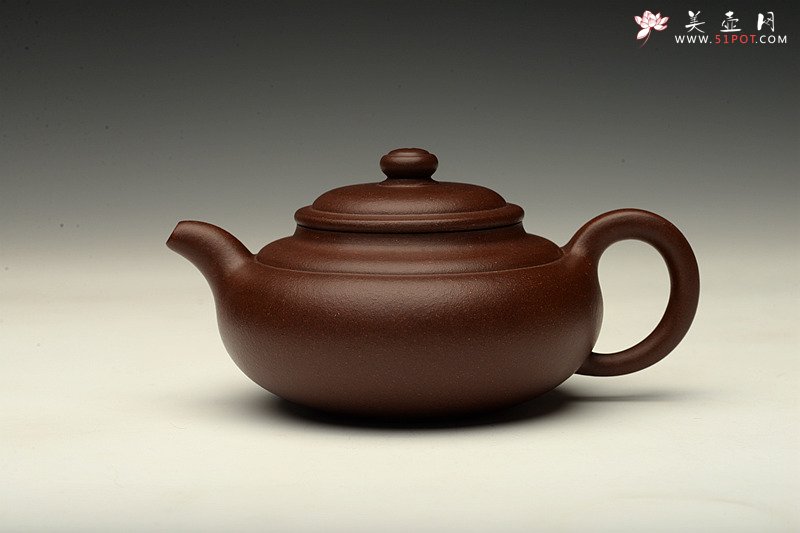 紫砂壶图片：线条优美 饱满精致 全手想泉 传统经典 - 美壶网