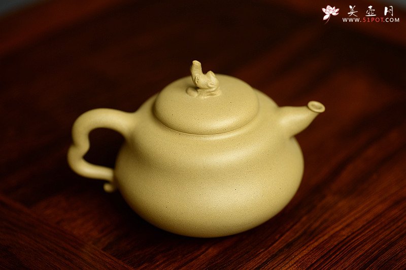 紫砂壶图片：潘小东原创 文气雅致 采意化型 全手禅缘 - 美壶网