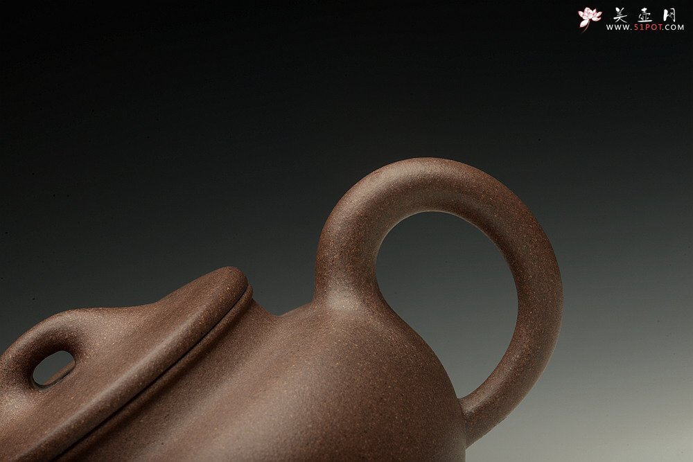 紫砂壶图片：美壶特惠 温文尔雅 青灰泥  融古一式 - 美壶网