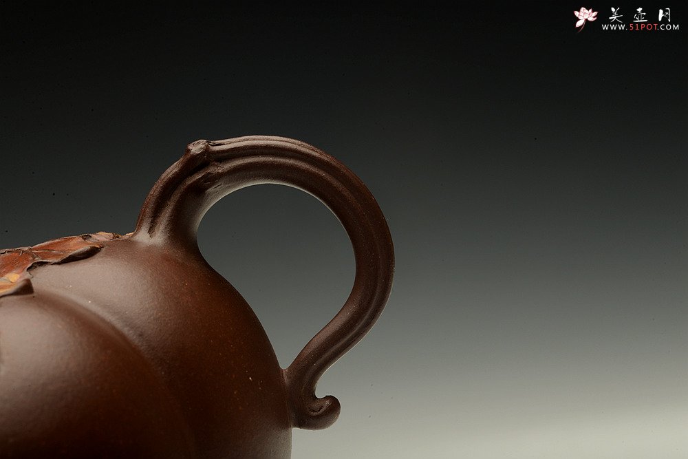 紫砂壶图片：花货奇才-顾正芳 惊艳力作 全手筋囊薄胎花货 夏日南瓜  - 美壶网