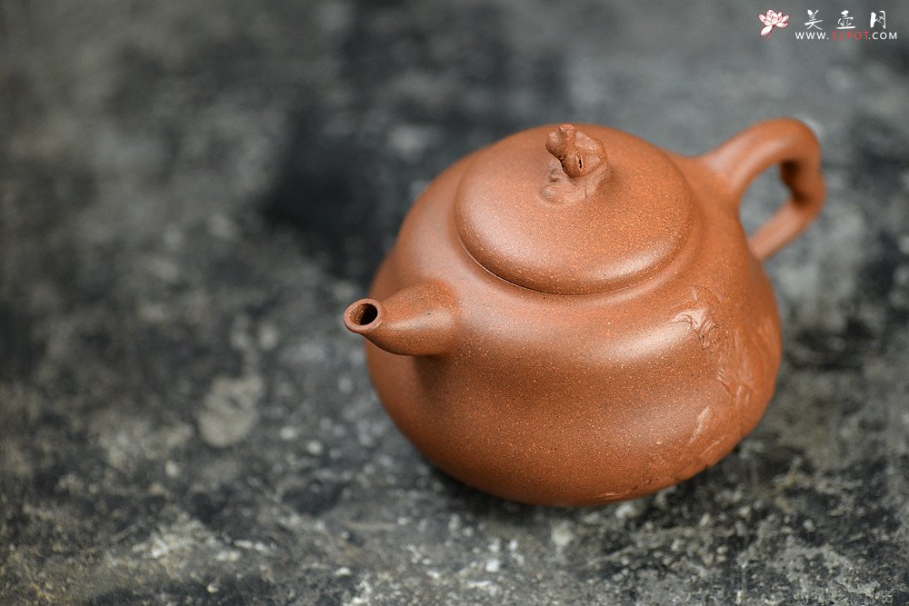 紫砂壶图片：潘小东原创 真 善 美 原矿老段泥 全手济公葫芦  - 美壶网