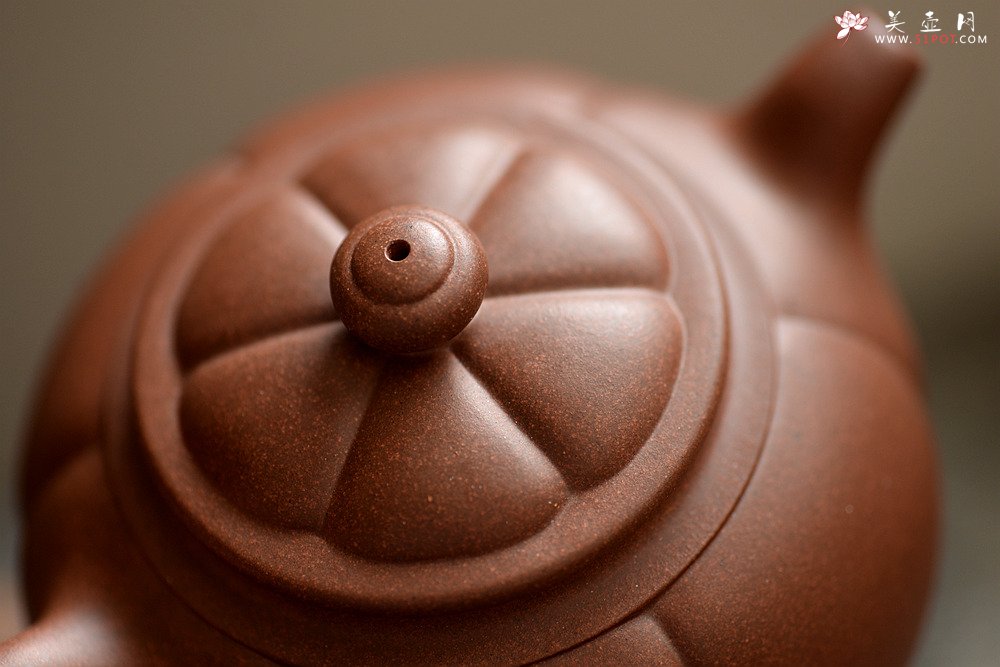 紫砂壶图片：徐亚春老师新作 身桶饱满 明针优秀~筋纹 六合 - 美壶网