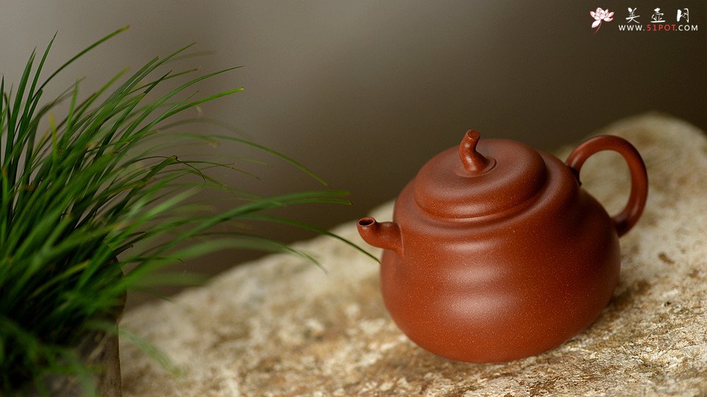 紫砂壶图片：瞿斌原创作品 曼妙 古拙有趣 乾坤葫芦 优质金降坡 - 美壶网