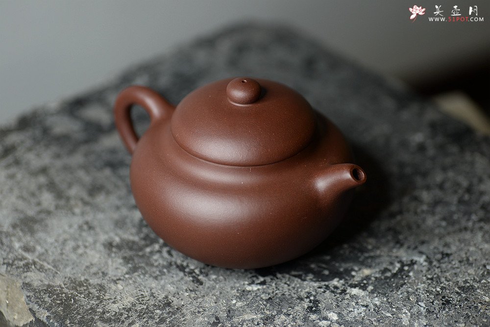 紫砂壶图片：张智耀新作 饱满敦厚 传统实用 全手圆乐 - 美壶网