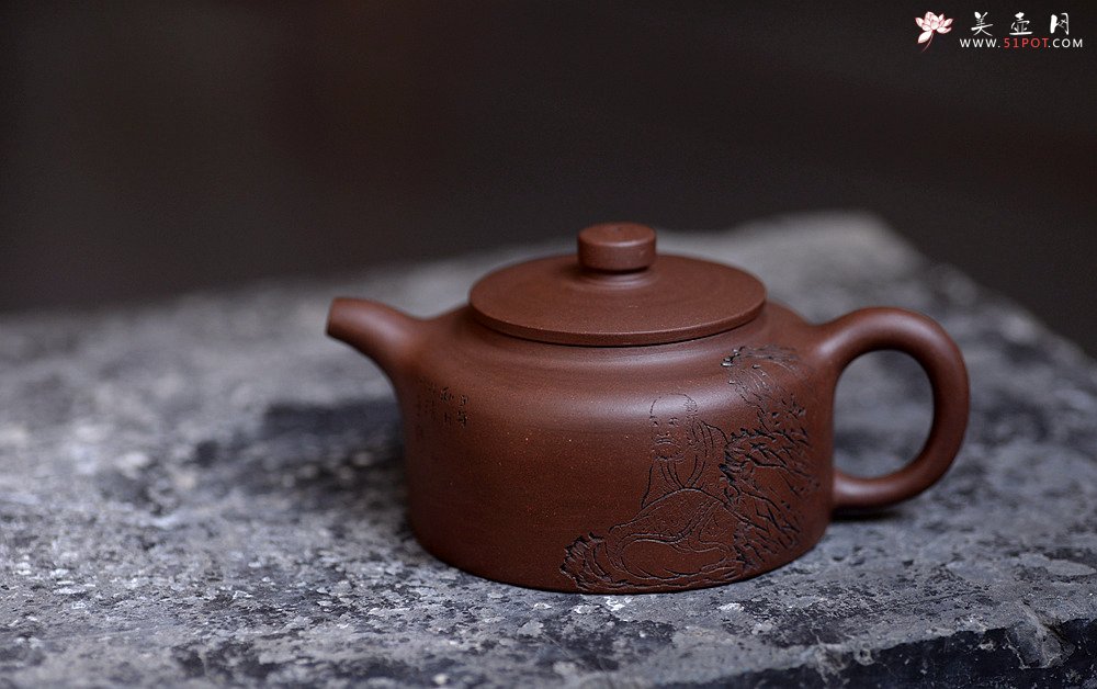 紫砂壶图片：传统实用器形  全手井栏 - 美壶网