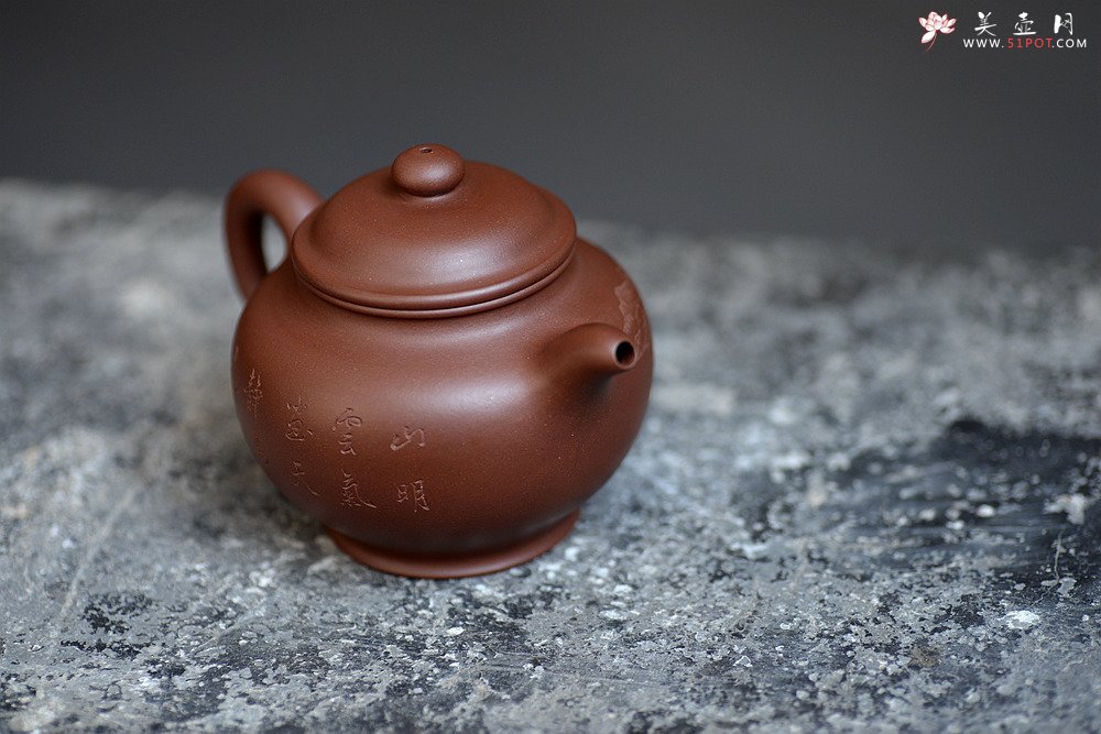 紫砂壶图片：曲峰精品 国师和石装饰 传统刹凹 全手掇只 推荐细品~ - 美壶网