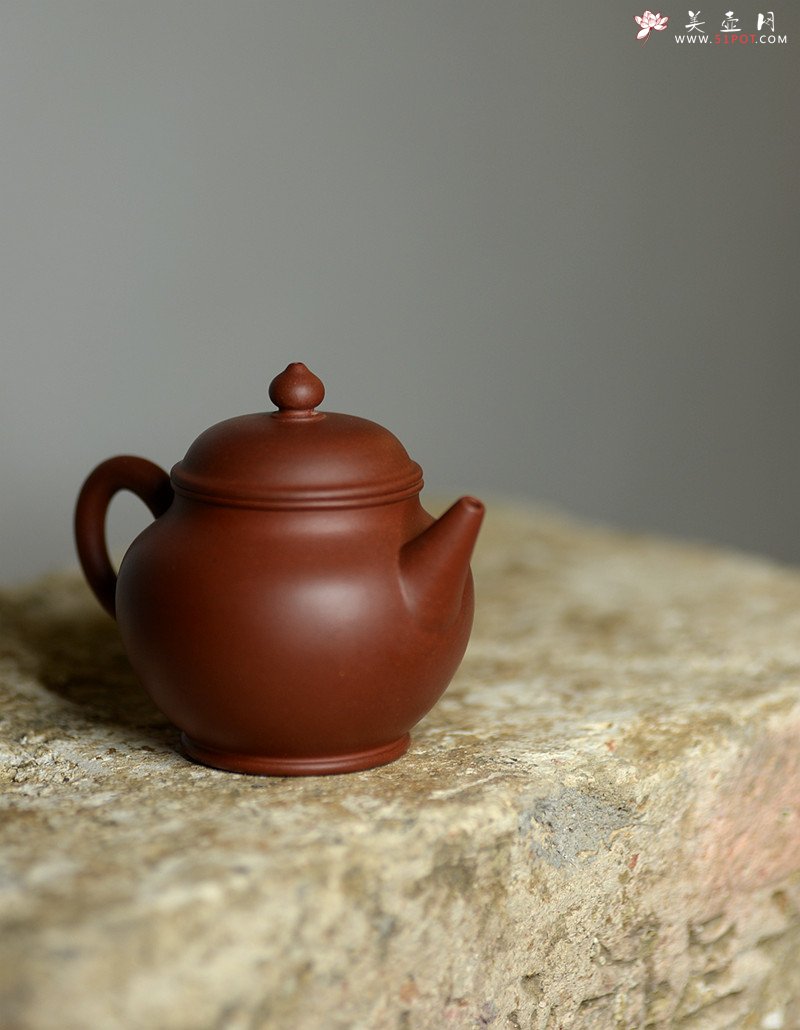 紫砂壶图片：美壶特惠 茶人最爱 实用文气小壶 摹古红梨~ - 美壶网