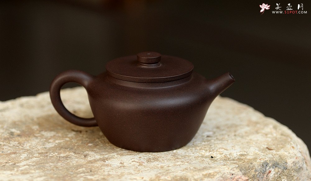 紫砂壶图片：鸿渝山房新品 美壶特惠 桑扁 耐品实用 - 美壶网