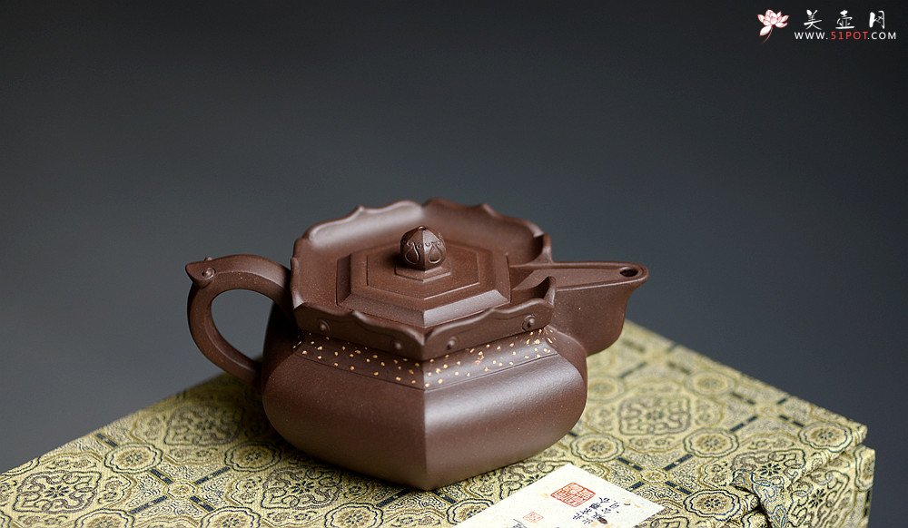 紫砂壶图片：史金妹经典之作 精品如意僧帽  传统文化 做工精致 - 美壶网