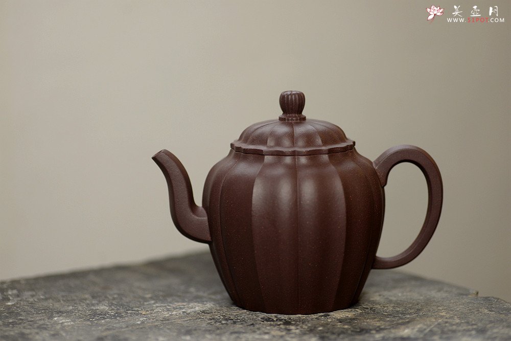 紫砂壶图片：筋囊大品 明针优秀 性价比突出~ 水仙 线条优美 - 美壶网