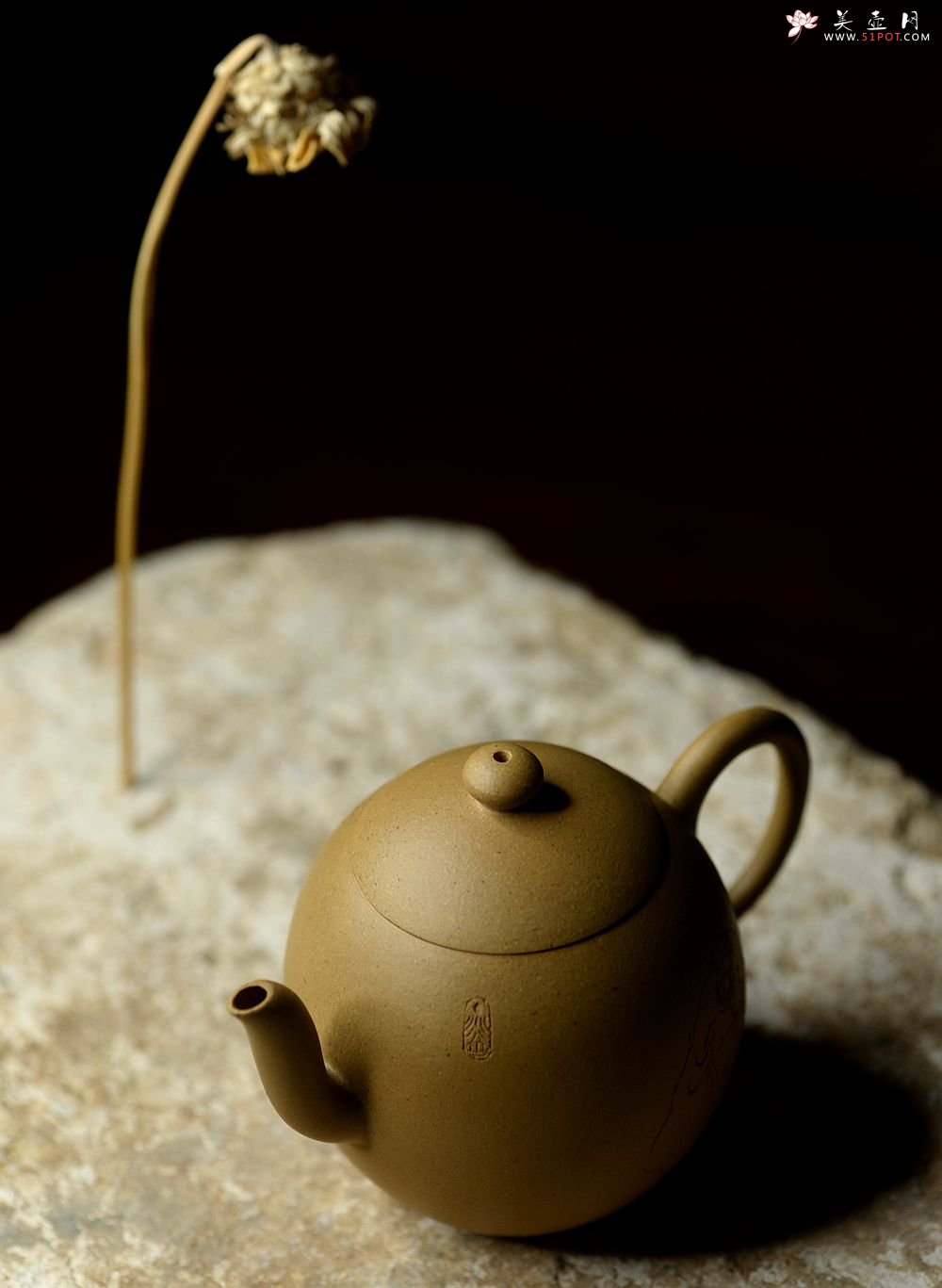 紫砂壶图片：器小大度 美人雅致小壶 天心明月 高工葛明仙爱女黄玲玲装饰 - 美壶网