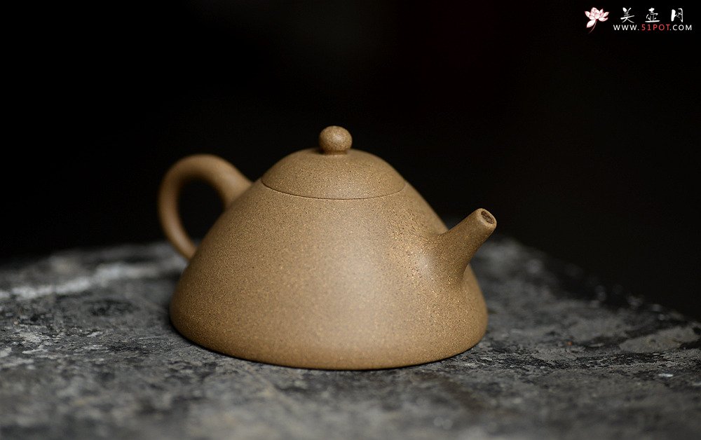 紫砂壶图片：美壶特惠 老味经典 石铫壶 原矿老段泥 - 美壶网