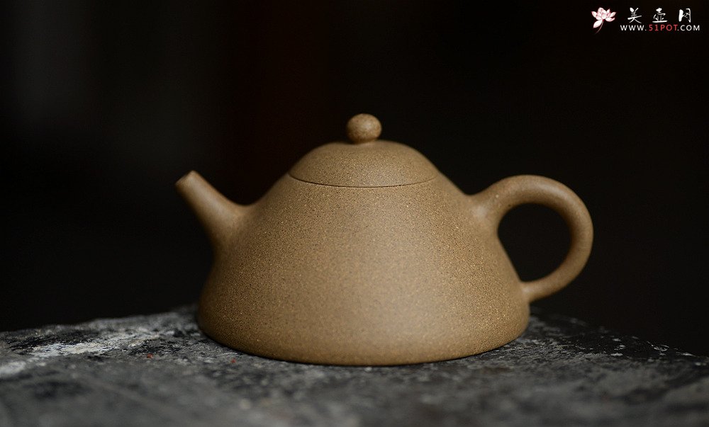 紫砂壶图片：美壶特惠 老味经典 石铫壶 原矿老段泥 - 美壶网