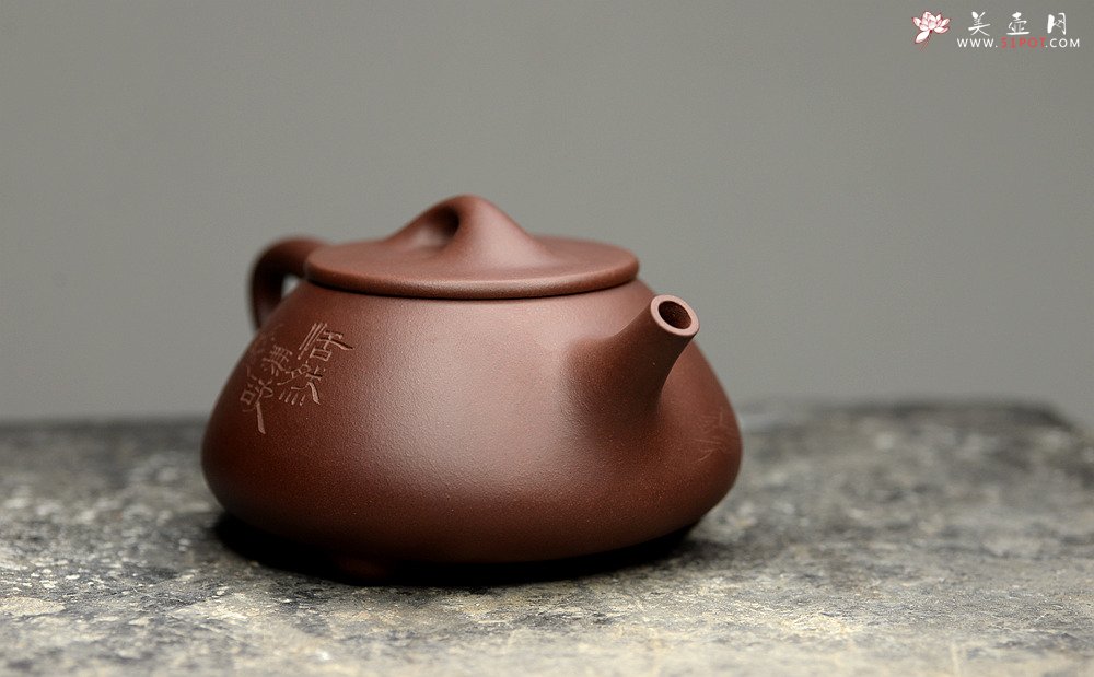 紫砂壶图片：陆轶舟作品 景舟石瓢 相映得趣  文气实用~ - 美壶网