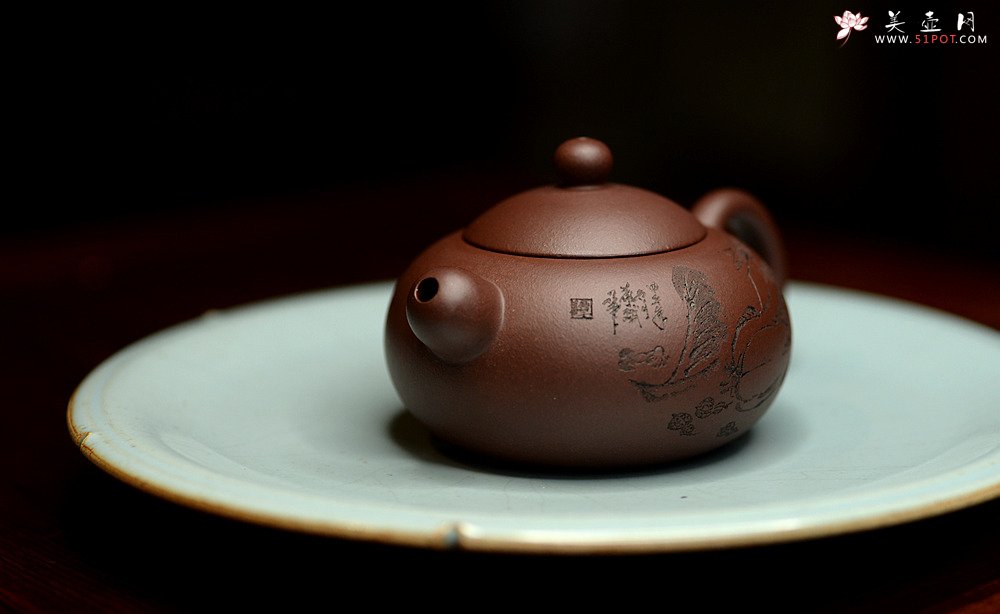 紫砂壶图片：谭华斌近作 道洪风格之玉露 刀法精炼 可人小壶 美壶特惠 - 美壶网