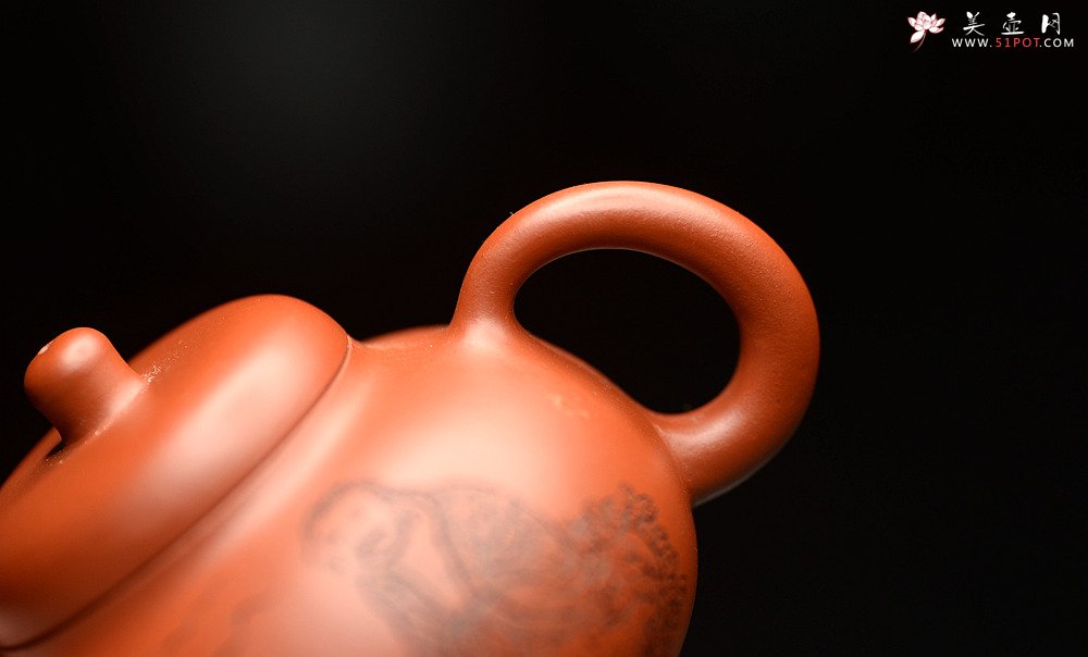 紫砂壶图片：茶盘尤物 原矿纯朱泥 红玉 饱满可人 赏玩皆宜 - 美壶网