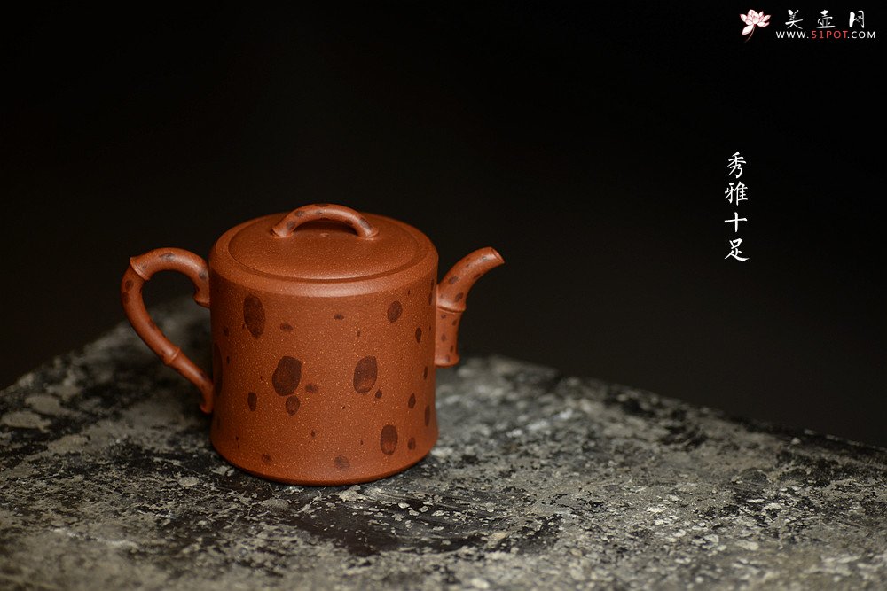 紫砂壶图片：曲峰近作 文气秀雅 优质降坡泥 湘妃 - 美壶网