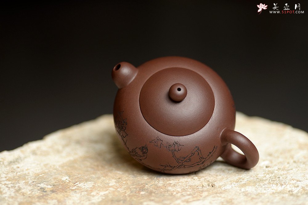 紫砂壶图片：谭华斌近作 道洪风格之玉露 刀法精炼 可人小壶 美壶特惠 - 美壶网