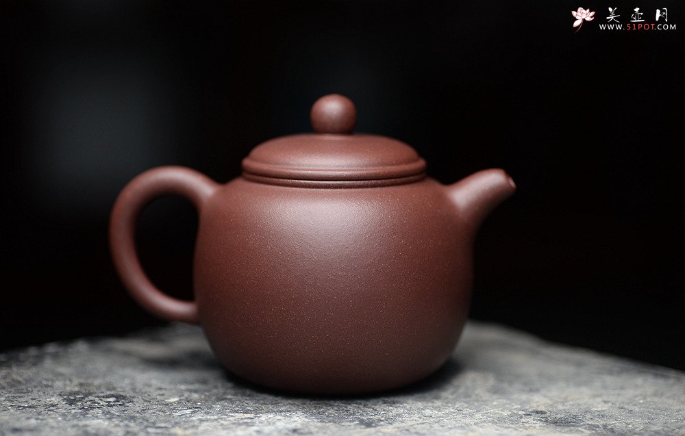 紫砂壶图片：美壶特惠 优质黄龙山紫泥 匏尊 茶人最爱器形 饱满大气 - 美壶网