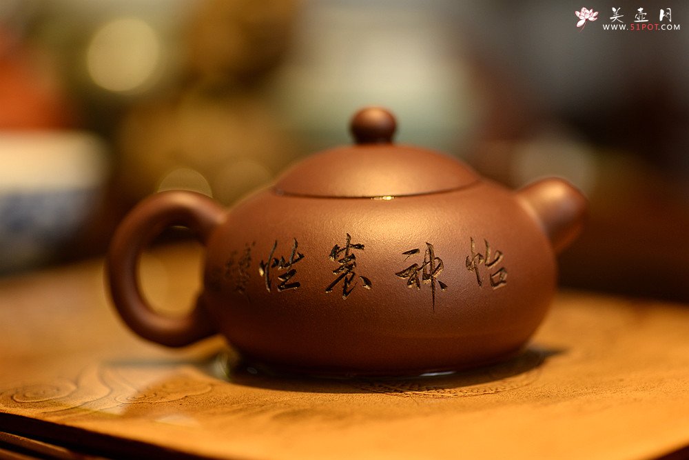 紫砂壶图片：谭华斌近作 道洪风格之玉露 刀法精炼 可人小壶 美壶特惠 - 美壶网