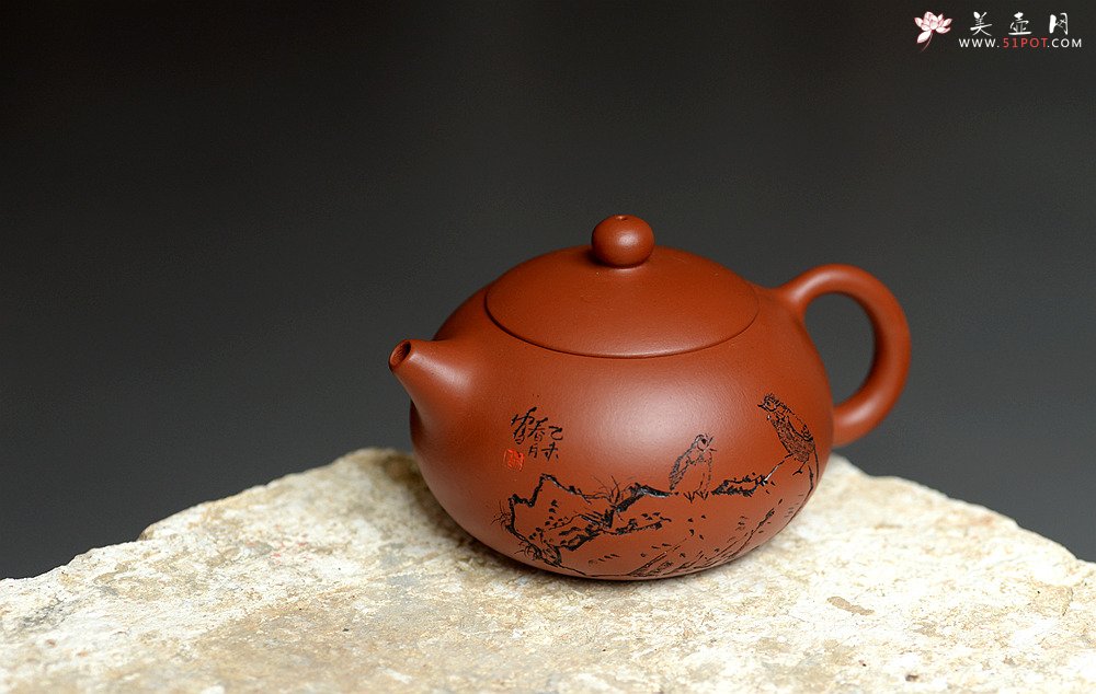 紫砂壶图片：小巧可人 实用有趣 原矿赵庄朱泥之西施 - 美壶网