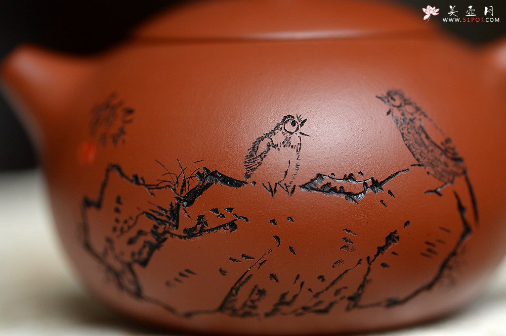 紫砂壶图片：小巧可人 实用有趣 原矿赵庄朱泥之西施 - 美壶网