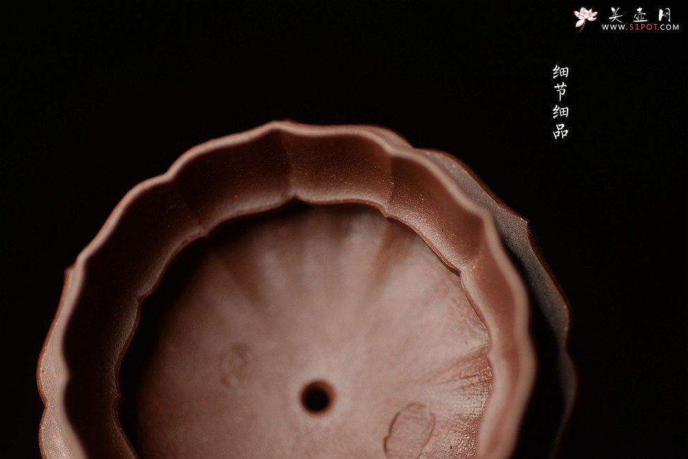 紫砂壶图片：方圆堂实力派 许嘉年精品代表作 菱花莲子 仙花若现 全手精工之作 - 美壶网