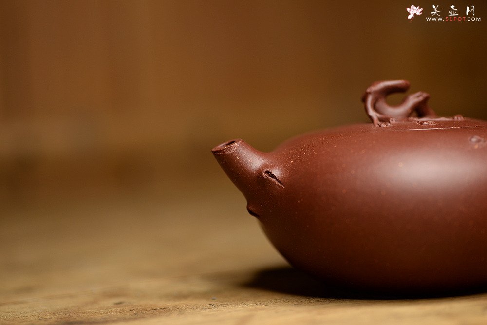 紫砂壶图片：单志萍新作 梅枝遒劲 凌梅 雅而不俗 - 美壶网