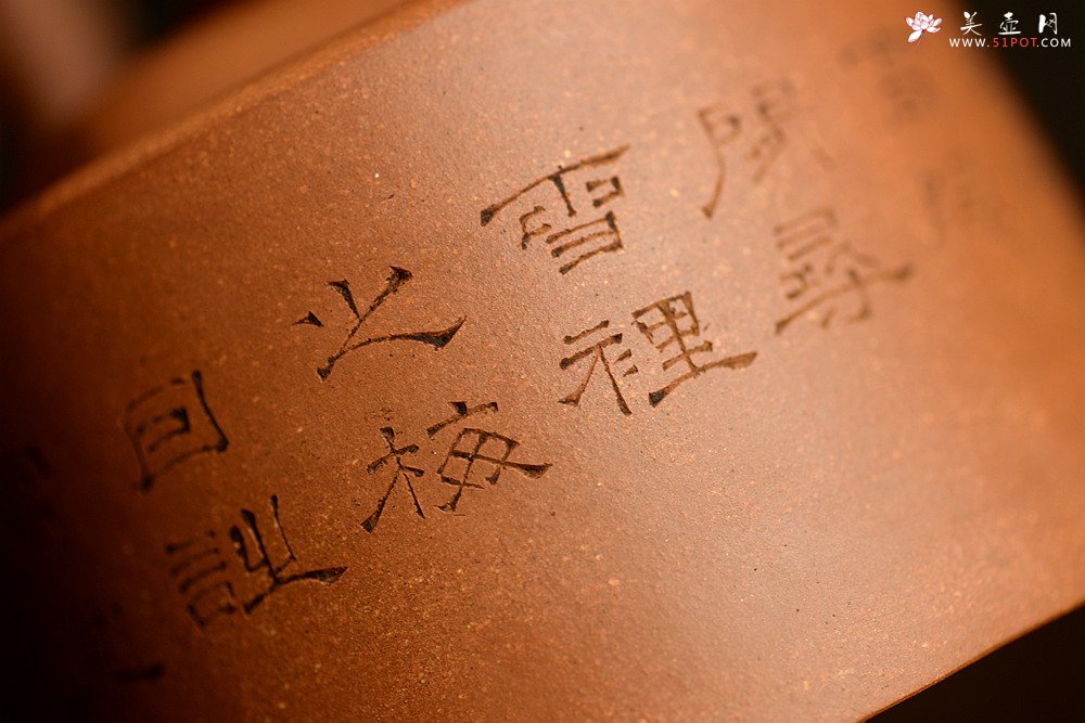 紫砂壶图片：陆逸舟精心装饰 素雅之作 挺拔俊秀 全手曼生提梁  - 美壶网