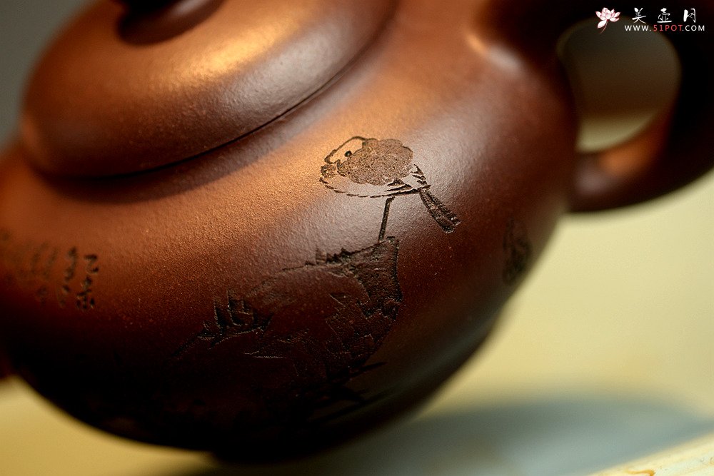 紫砂壶图片：谭华斌近作 道洪风格之玉露二式 刀法精炼 可人小壶 美壶特惠 - 美壶网