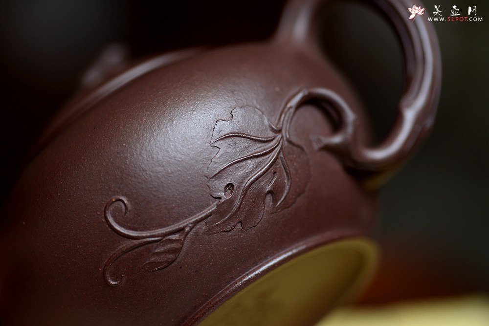 紫砂壶图片：高雪琴全手新作 做工精致 构思精妙别有风味 春韵壶 - 美壶网