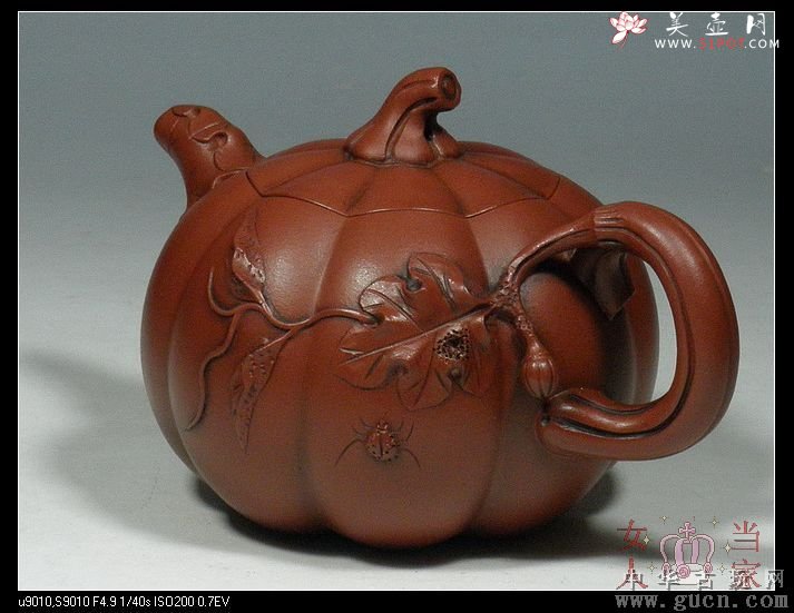 紫砂壶图片：南瓜壶 - 美壶网