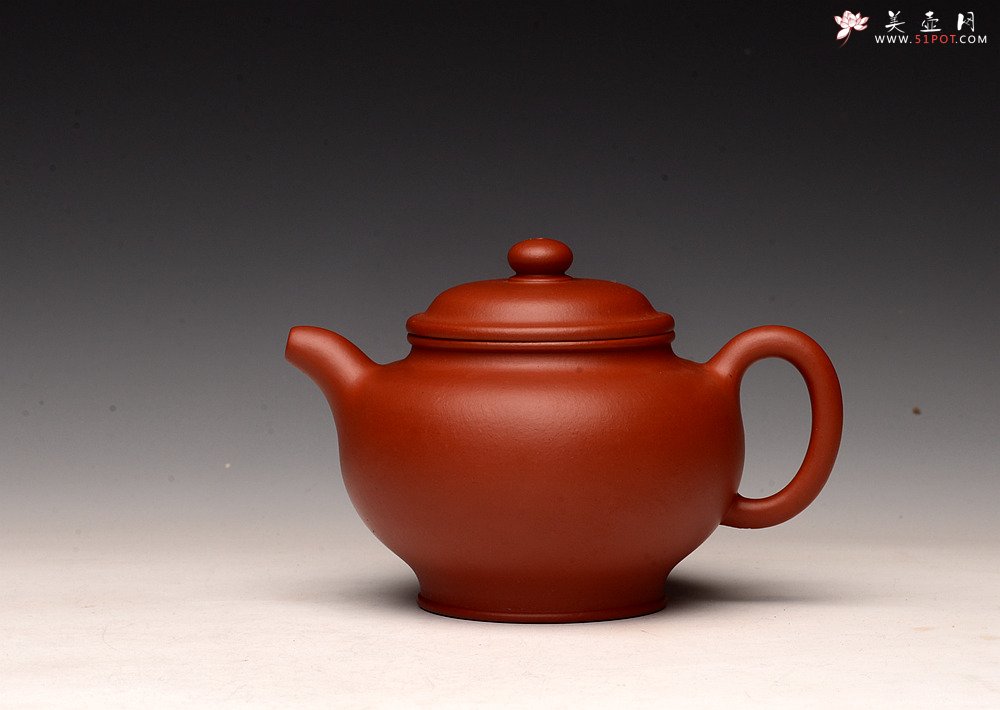 紫砂壶图片：徐亚春作品 传统实用 饱满周正 掇只 优质朱泥 - 美壶网