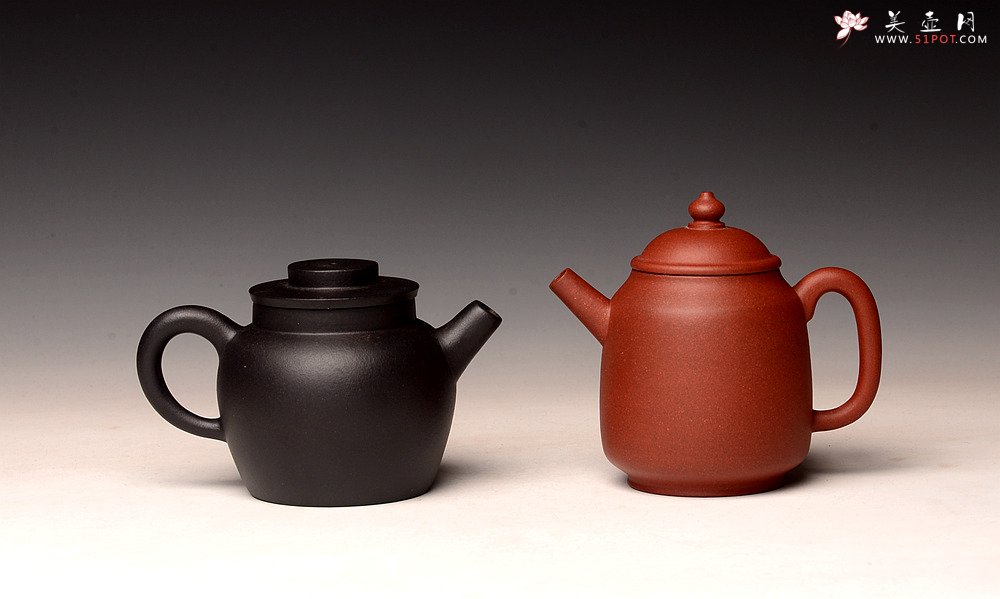 紫砂壶图片：美壶特惠 五色土巨轮套组 把玩送礼佳品 - 美壶网