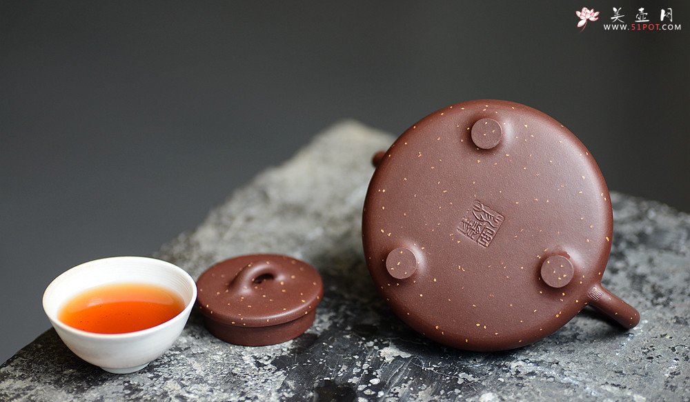 紫砂壶图片：曲峰老师全手工演绎经典 铺砂全手子冶石瓢 骨肉均挺 传统耐品 - 美壶网