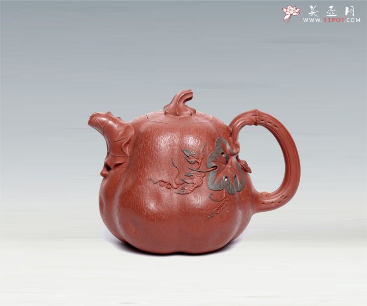 紫砂壶图片：千禧南瓜壶 - 美壶网