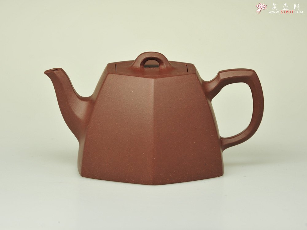 紫砂壶图片：铜陀六方 - 美壶网