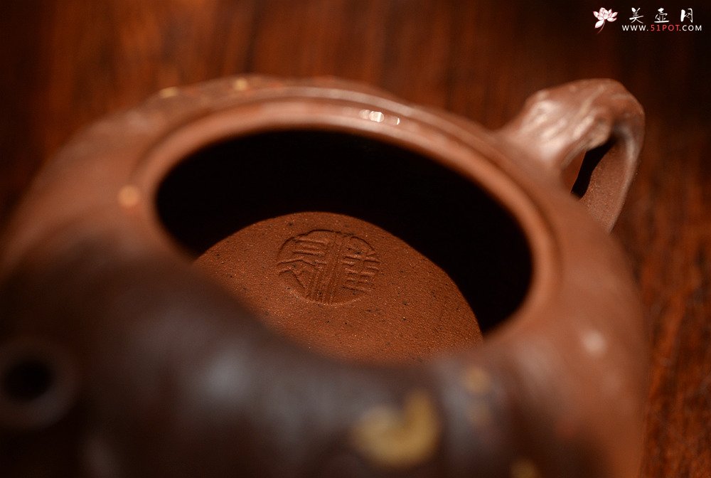 紫砂壶图片：花货新风尚  妙趣横生 潘丹初全手新作 树魂 - 美壶网