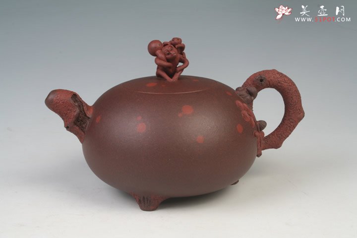 紫砂壶图片：辈辈封侯 - 美壶网