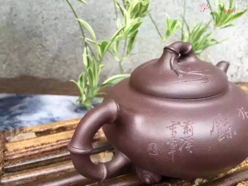 紫砂壶图片：圆竹 - 美壶网