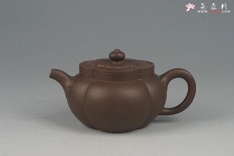 紫砂壶图片：椭圆如意 - 美壶网