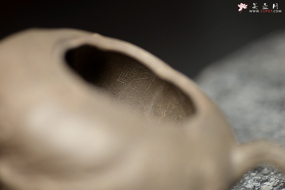 紫砂壶图片：林月长乙未年全手作品 返璞归真 清瘦山野清趣  香山秋林 - 美壶网