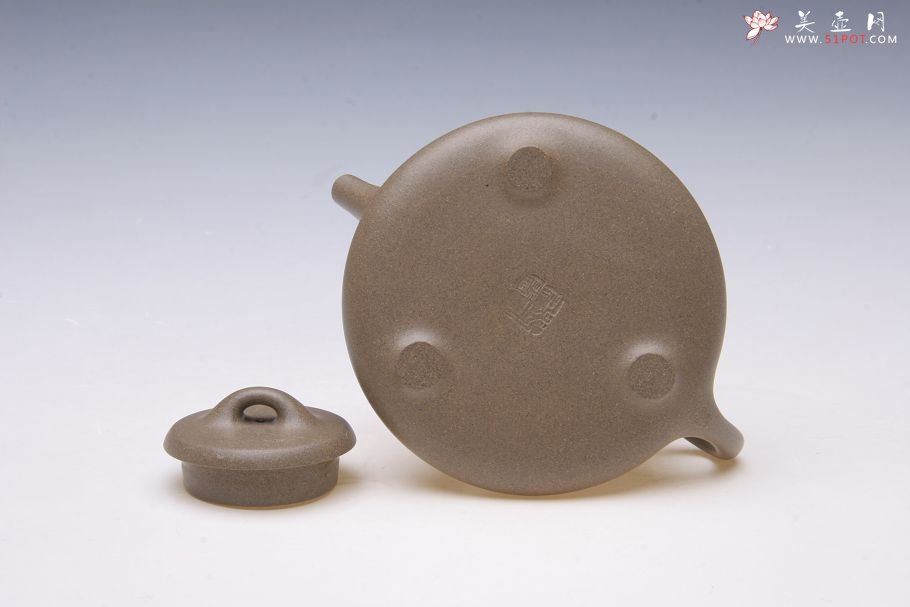 紫砂壶图片：霸气子冶石瓢壶 - 美壶网