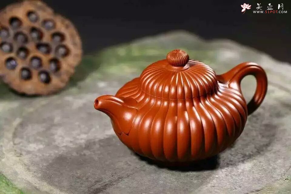 紫砂壶图片：筋纹掇只 - 美壶网