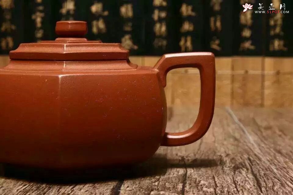 紫砂壶图片：六方雪华 - 美壶网