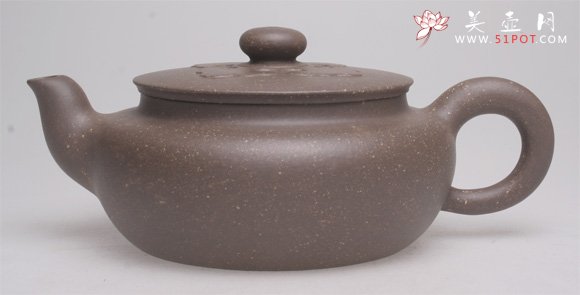 紫砂壶图片：汉扁如意 - 美壶网