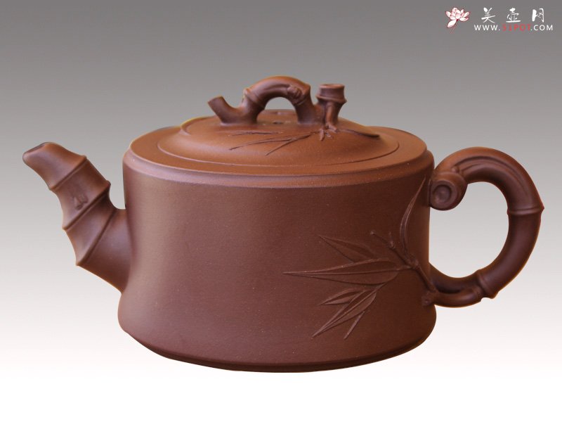 紫砂壶图片：竹段壶 - 美壶网