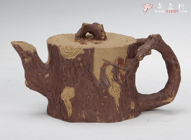 紫砂壶图片：双色梅桩 - 美壶网